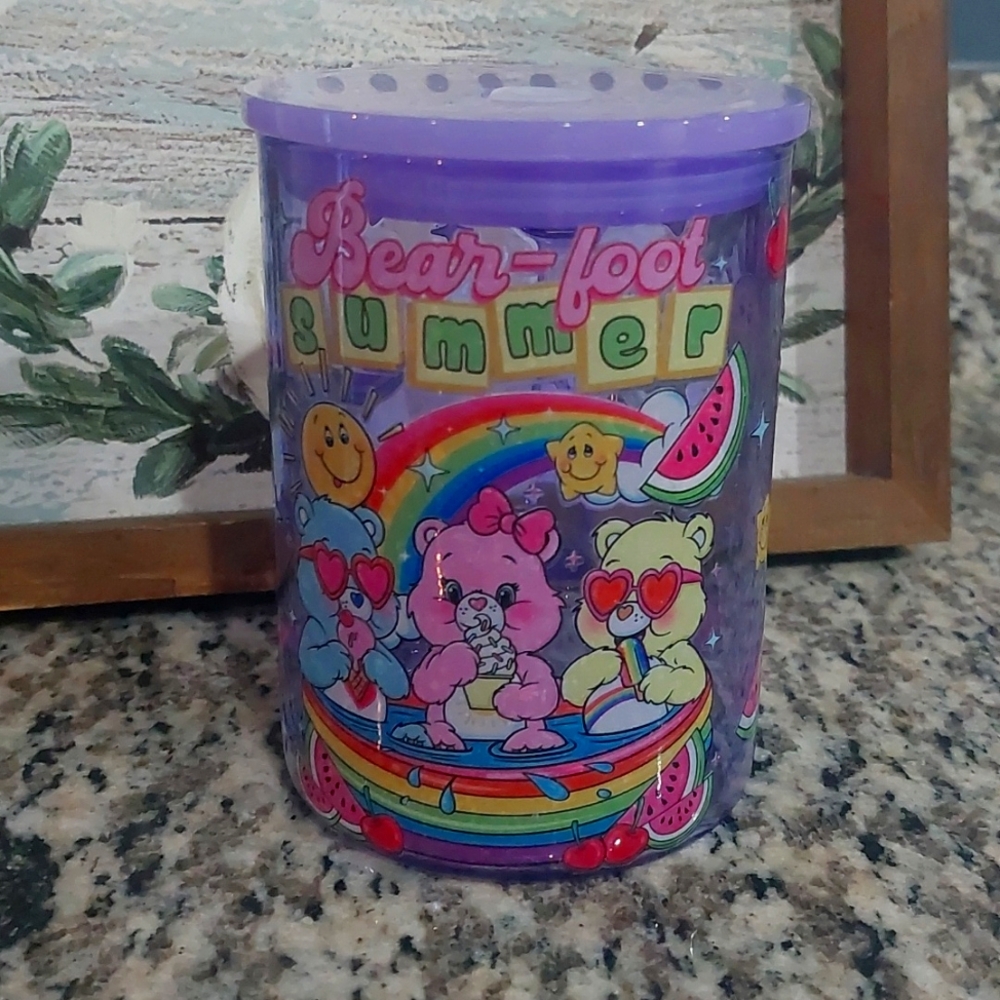 Custum mug with straw